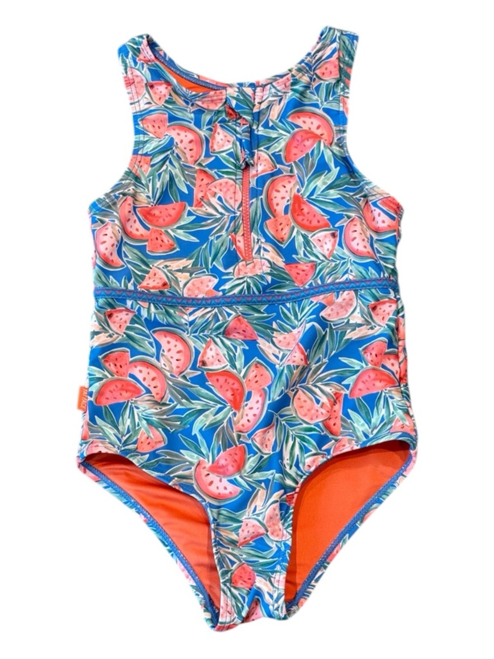 Fatface Watermelon Print One-Piece Swimsuit